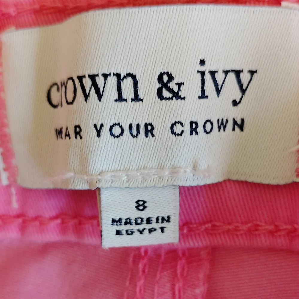 Crown&Ivy Women's Pink Shorts - Picture 4 of 5
